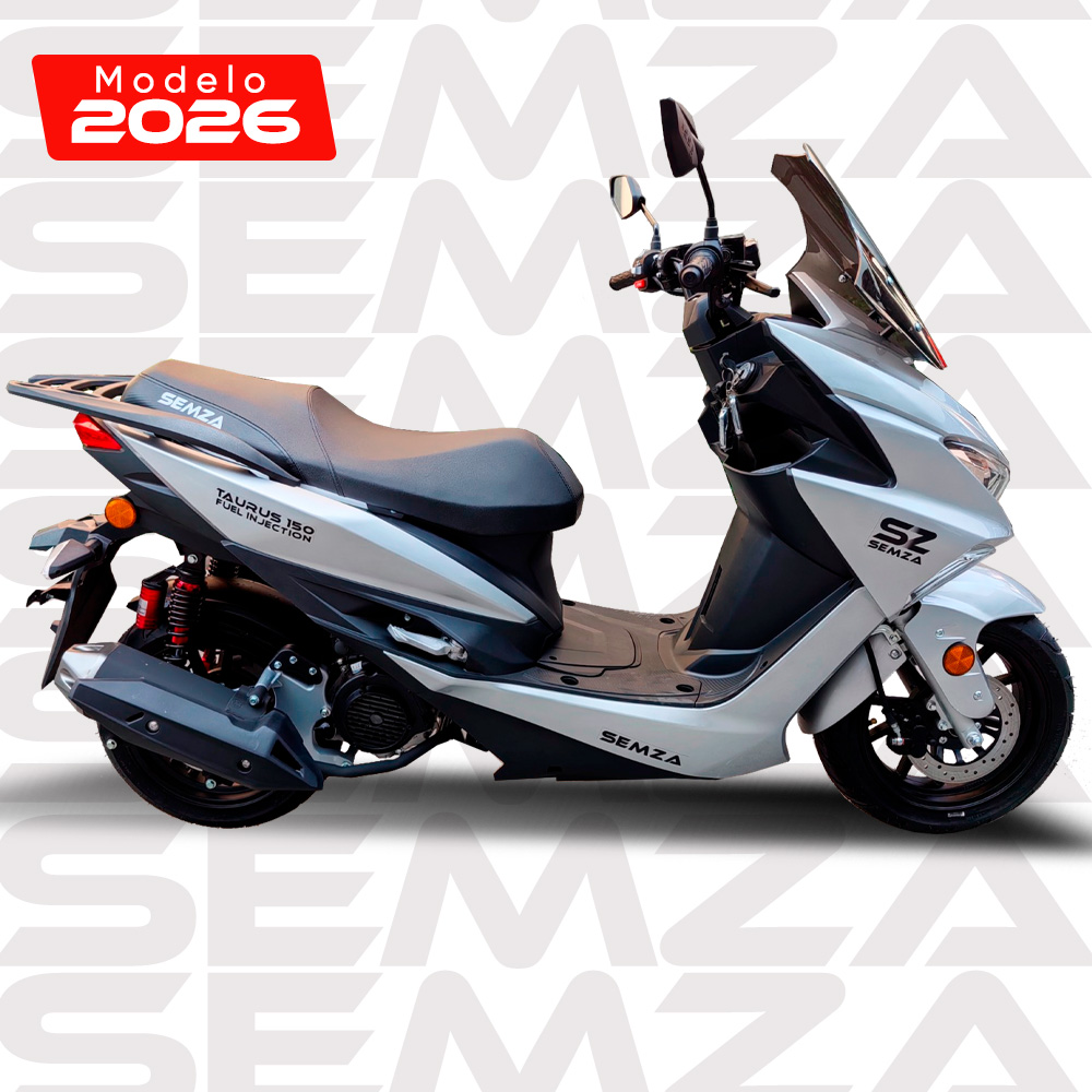 Moto scooter economica rendidora y bajita facil de manejar lima peru Semza Motos 2026 Gris