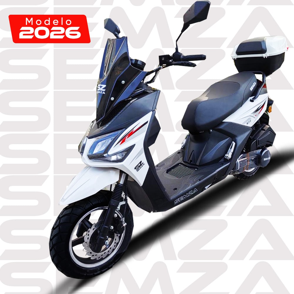 Moto scooter RZ2 150 EFI cc semza motos Moto scooter economica rendidora y bajita facil de manejar lima peru Semza Motos 2026 Blanco